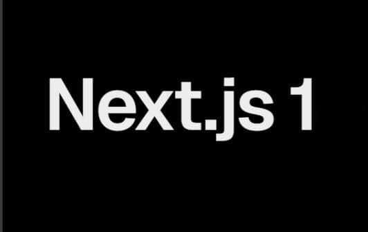 Next.js 1 image