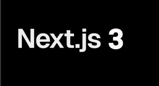 Next.js 3 image
